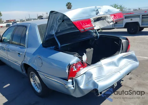 2000 Mercury Grand Marquis Ls from USA, damaged, VIN 2MEFM75W9YX688581